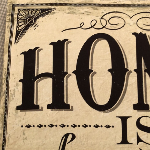 STRETCHED CANVAS WALL ART 15” x 15” “HOME IS WHERE THE MAPLE LEAF IS” - #OS012 - Picture 4 of 10